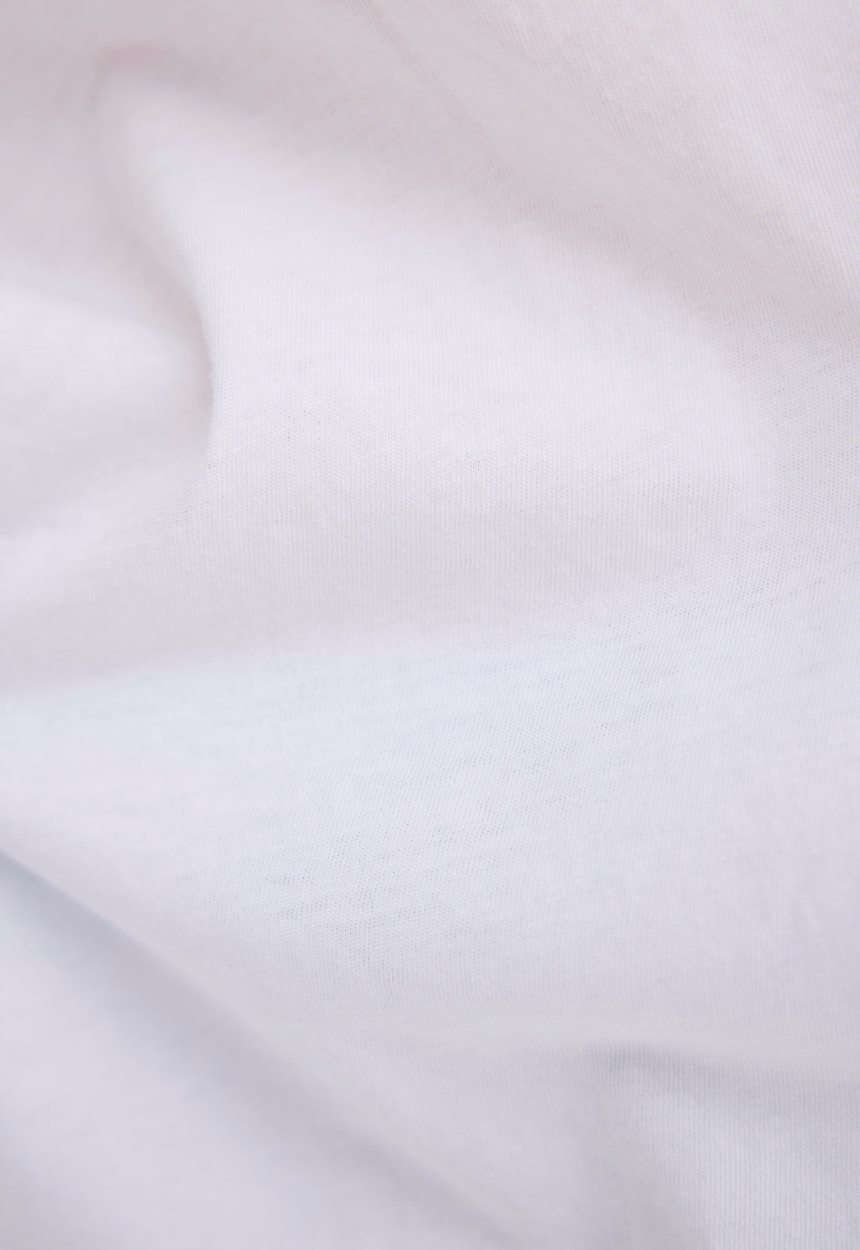 Jac + Jack Verte Cotton Tee - White